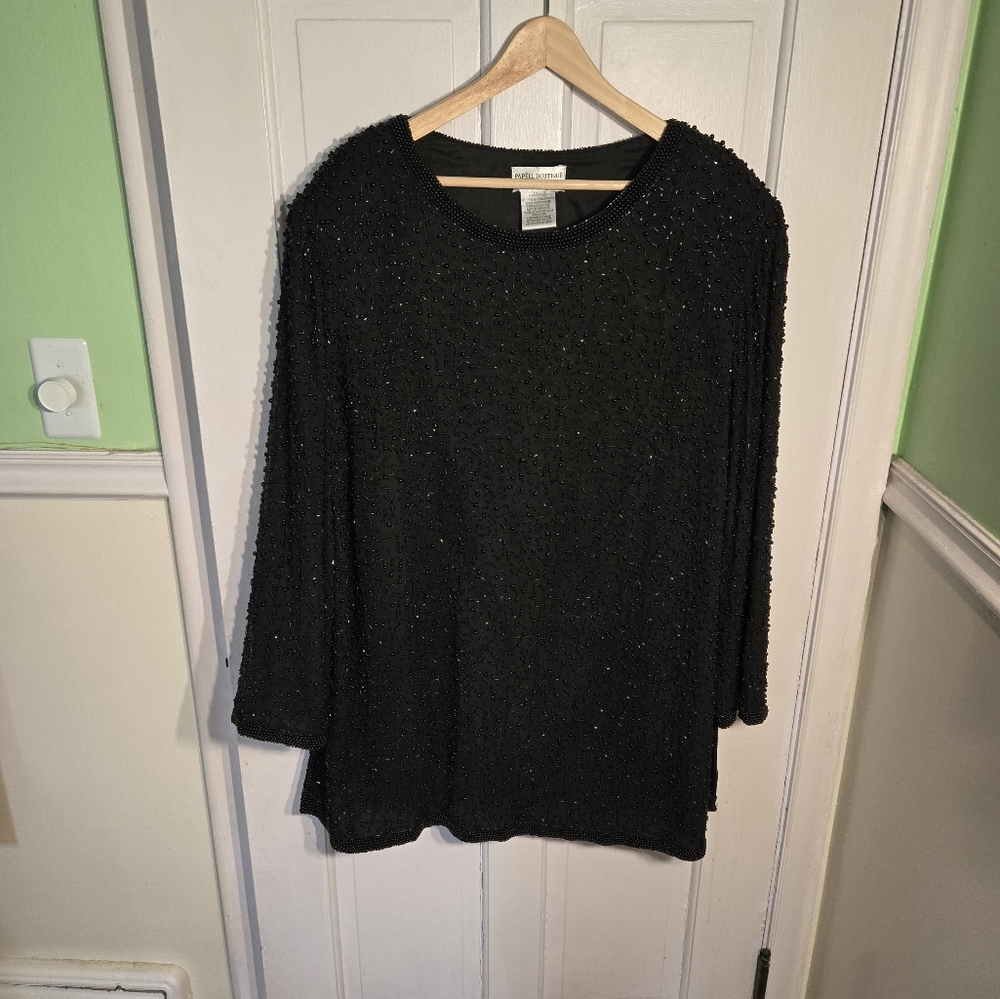 Papell Boutique Tunic Top - Picture 2 of 9